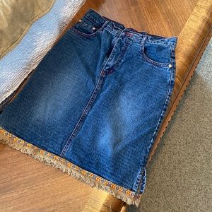 Jean skirt